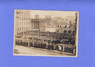 Augusta Maine foto reale di raduno alla vecchia casa di corte e ufficio postale @ 1910 15