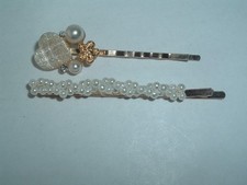 FAUX PEARL BOBBY PINS UP DO HAIR ACCESSORY