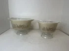 Vintage Pyrex  # 473-B & #474-B  Forest Fancies With Lids