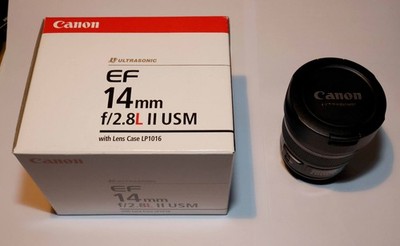 Canon EF 14 mm F/2.8 L II USM Objektiv gebraucht mit OVP