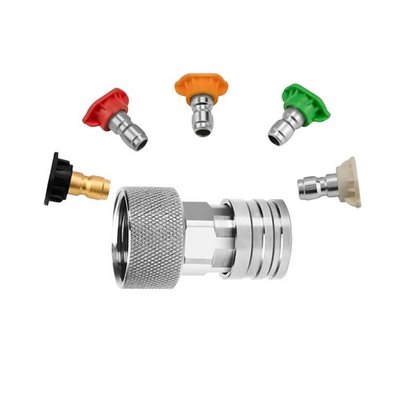 #ad Garden Hose Pressure Washer Adapter 3 4quot; GHT Female 1 4quot; Male Quick Connect $21.42