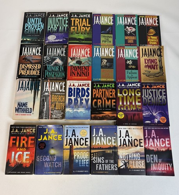 #ad J A Jance Lot 24 J P Beaumont Mysteries Until Proven Guilty Den of Iniquity $67.99