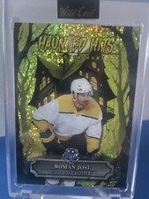 Roman Josi 13 2025 Wild Card Haunted Hits Monster Hunt Yellow Prizm Predators