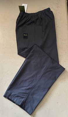 Gucci Men Drawstring Oversize Skater Heavy Cotton Pants Gray 36 US New $1350