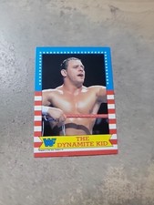 1987 The Dynamite Kid Topps Card #20 Wrestling Stars WWF British Vintage