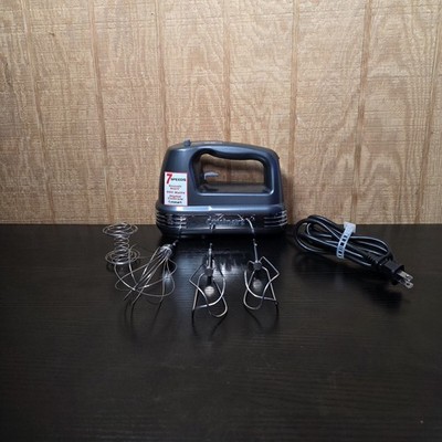 Cuisinart 7-Speed Electric Hand Mixer HM-70 Metallic Blue W/ Attachments Tested