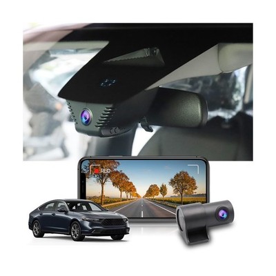 Fitcamx Front 2160P+Rear 1080P Dash Cam for Honda Accord 2023-2025 Hybrid EX ...