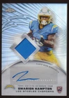 2025 Topps Chrome Omarion Hampton Rookie PREM1ERE Patch Autographs (RAW)