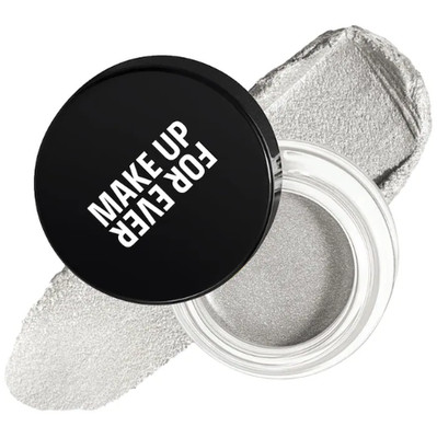 Artist Waterproof Color Cream Eyeshadow & Eyeliner, 06 Silver Gleam, New
