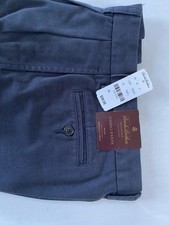 NEW Brooks Brothers boy's pleated chino pants, navy, no-wrinkle, size 8-waist 24