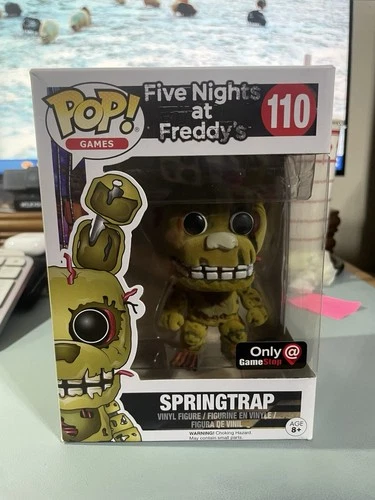 Funko Pop! Vinyl: Five Nights at Freddy's Springtrap (Flocked) GameStop #110