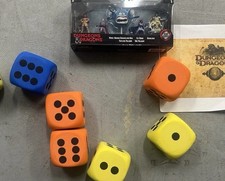Giant 3 Inch Multi Color Foam Dice Set with Set Of Six NOW FREE SHIPPING