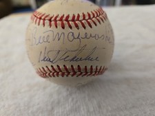 Multi Signed Pittsburgh Pirates Team Signed Autographed Baseball Bill Mazerowski