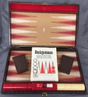 Vintage (1973) E.S. Lowe Milton Bradley Deluxe Tournament Backgammon Game
