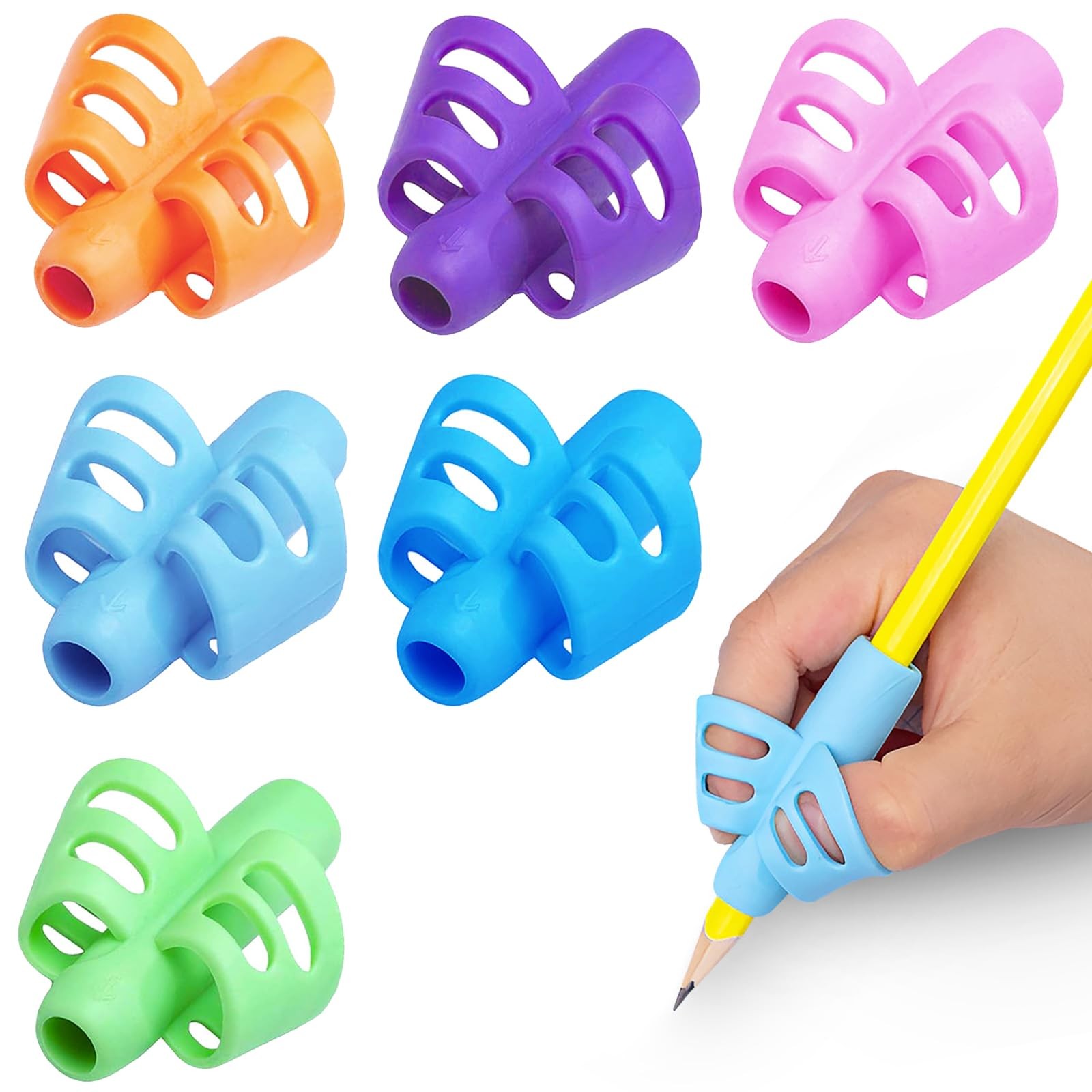 Pencil Grips for Kids Handwriting, Ergonomic Children Writing Aid, Training