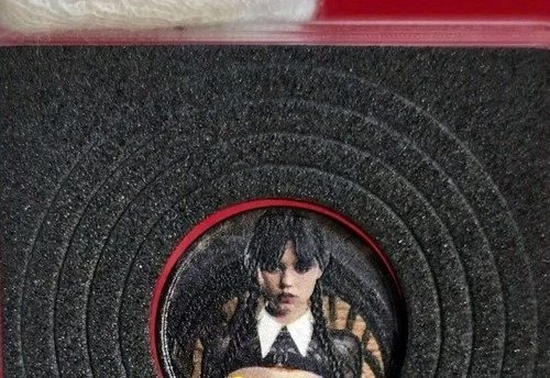 SEXY! Wednesday Adams - 1/10 oz .999 Fine Pure Silver Colorized Round Coin Bar
