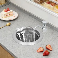 Dipper Well Faucet Bowl Set, Coffee Shop Bar Counter Sink Faucet For Kitchens