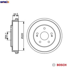 2x BRAKE DRUM 0 986 477 147 FOR HONDA B20B 2.0L B20Z2/B20Z1 2.0L D16W5 1.6L