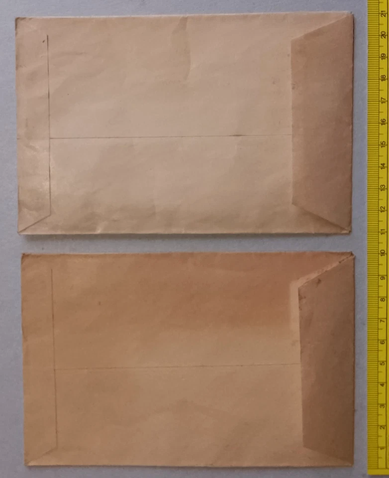 2 buste " Croce Rossa Italiana " Laboratorio Chimico, comitato regionale di To - Immagine 3 di 3