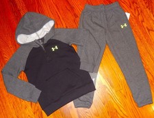 UNDER ARMOUR AUTHENTIC TODDLERS BOYS BRAND NEW ORIGINAL 2Pc SPORT SET Sz 6, NWT