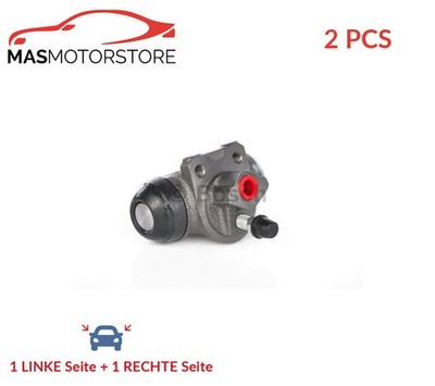 RADBREMSZYLINDER TROMMELBREMSE PAAR HINTEN BOSCH F 026 002 480 2PCS P NEU
