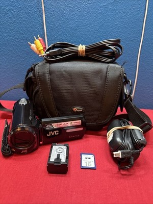 JVC Everio GZ-MS230BU Standard Definition SD Camcorder + 16GB SD TESTED