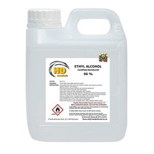 Ethanol 96% Ethyl Alcohol 2ltr rectified denatured Alcohol Base Cleaner