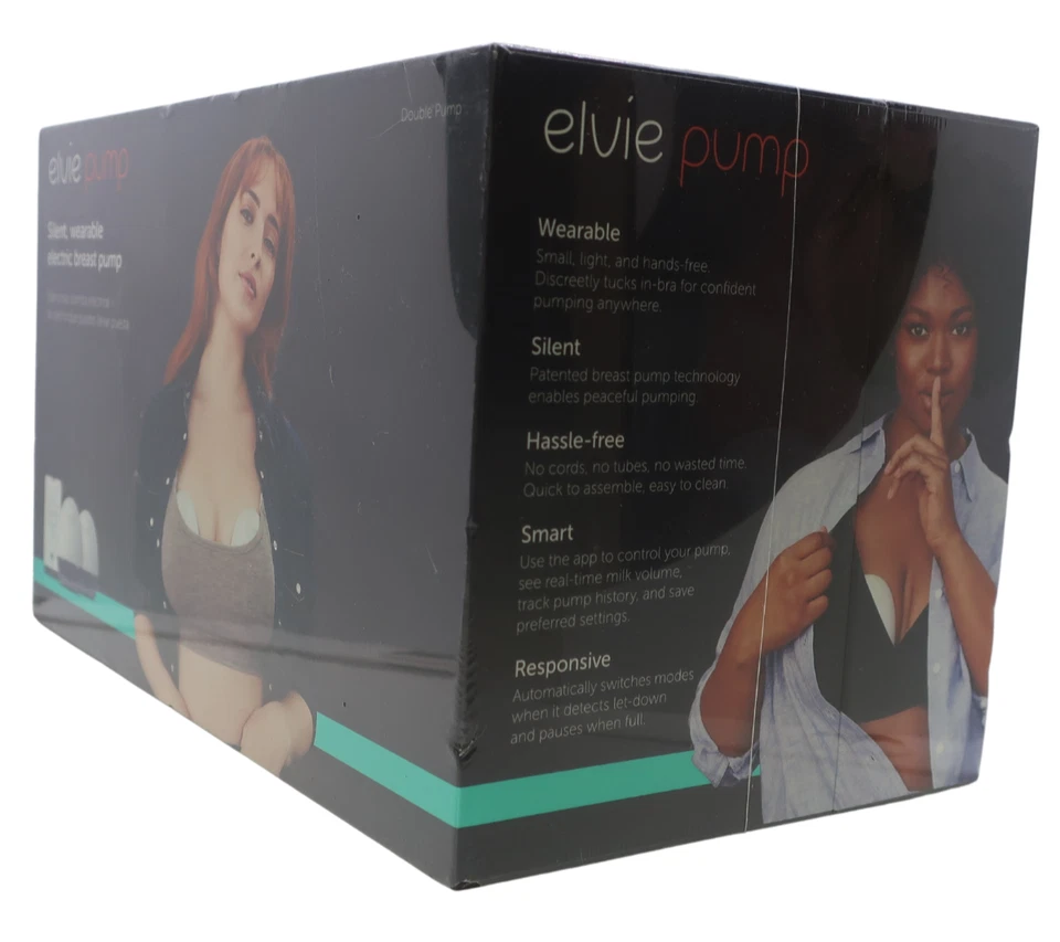 Elvie Double Wearable Breast Pump Ultra-Quiet & Discrete w/App EP01 NEW SEALED! - Image 4 of 4