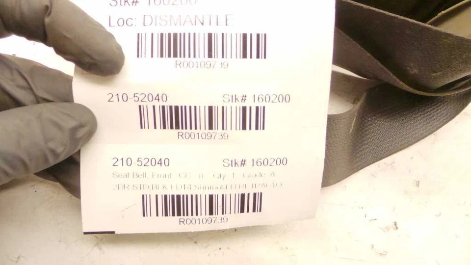 05 06 07 08 09 10 SCION TC DRIVER SIDE FRONT SEAT BELT ASSEMBLY - Image 3 of 4