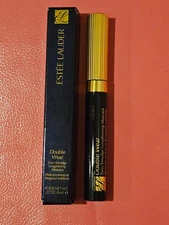 Estee Lauder Double Wear Zero-Smudge Lengthening Mascara~01 Black Full Size~NIB