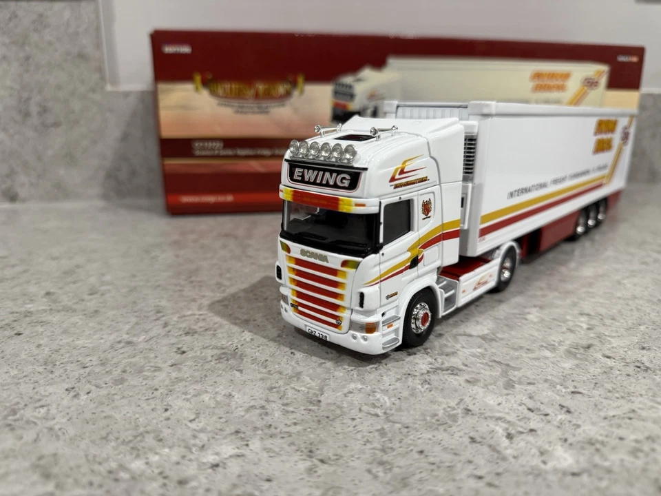 Corgi - Scania R w/Fridge Trailer - Ewing Bros - CC13723 - 1:50 Scale - Mint/New - Image 2 of 4