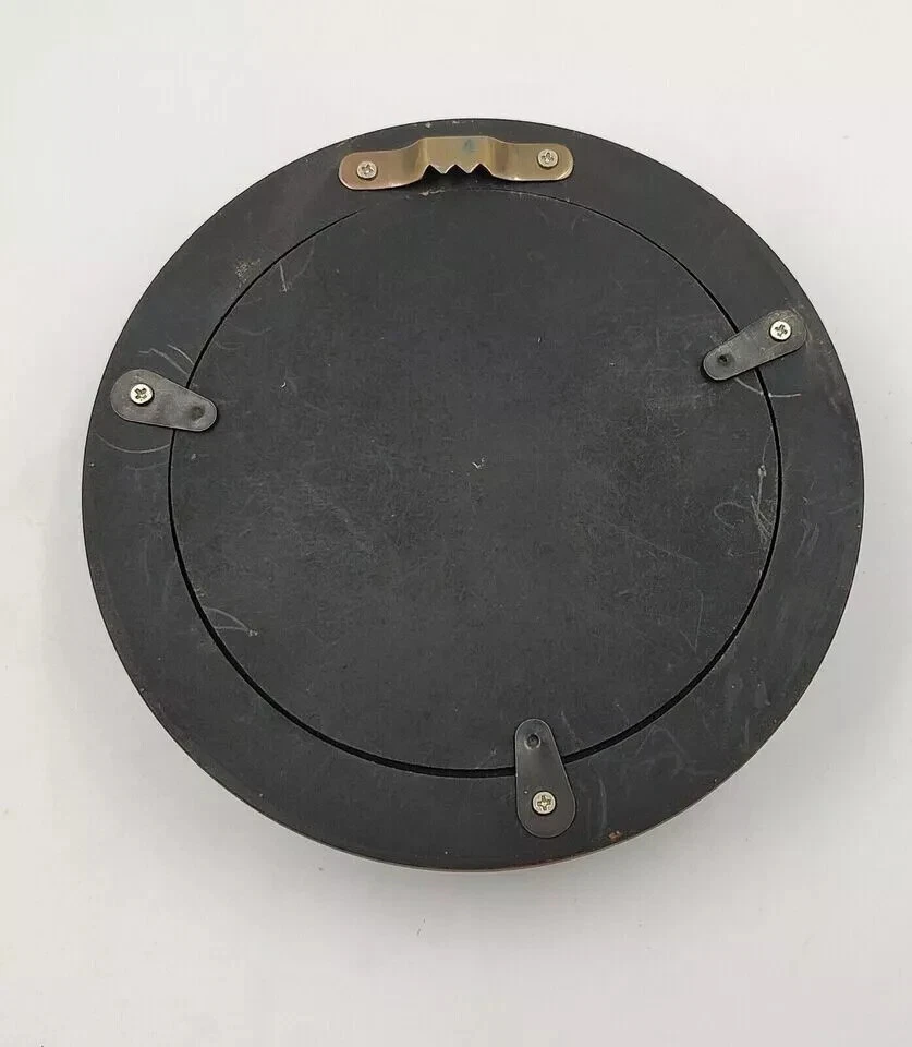 Orologio da parete vintage antico in legno piccolo orologio a batteria sala s... - Immagine 4 di 4