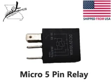 Royal Enfield Himalayan Scram 5 Pin Micro Relay Upgrade Fuel Pump Injector Etc.