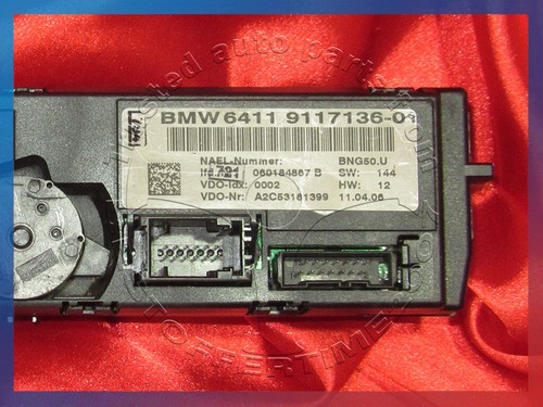 BMW E81 E82 E87 E88 E90 E91 E92 AIR CONDITIONING HEATER CLIMATE MODULE 9117136 - Picture 3 of 3