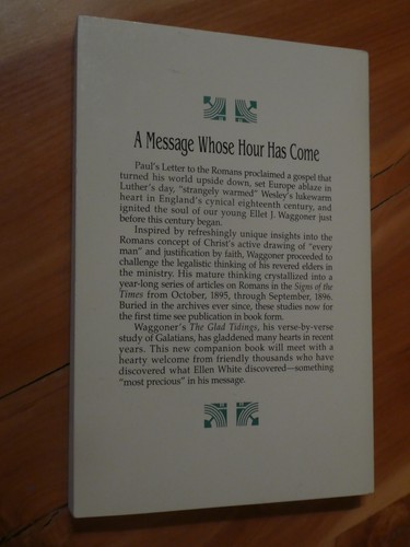 Waggoner on Romans Eliot J. Waggoner 1997 reprint Tidings Seventh-day Adventist - Bild 2 von 2