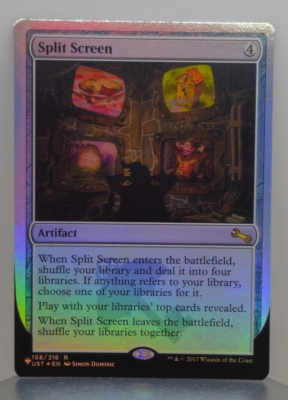 mtg split cards list Question: does this work like