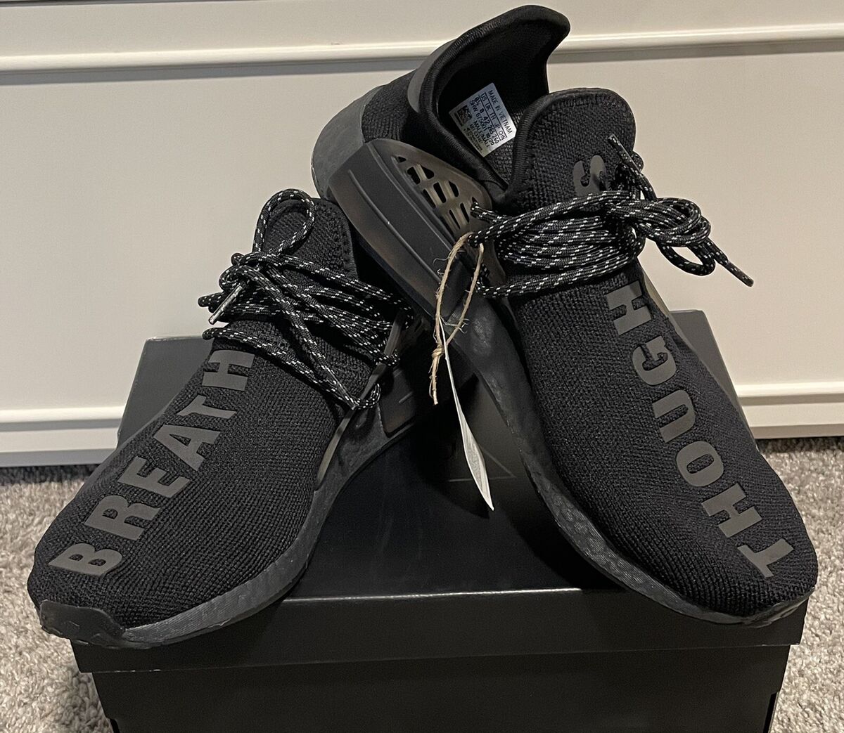 adidas NMD Hu Pharrell•Human Race Triple Black Pack•Size 8.5 adidas NMD Hu Pharrell•Human Race Triple Black Pack•Size 8.5