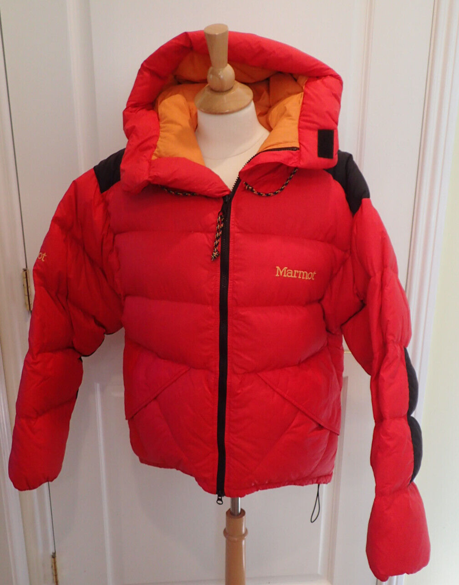 Marmot Parbat Down Jacket Red Size Small -Rare Excellent Marmot Parbat Down Jacket Red Size Small -Rare Excellent