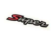 672498 OEM Vespa GTS "SUPER" Decal Emblem Badge Side Panel Rear Lettering Label
