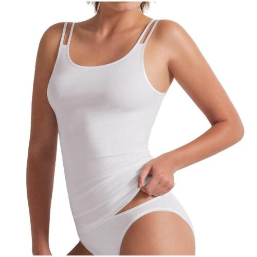 Camisa interior de mujer Pompadour íntima con espaguetis micromodal sin costura lateral - Imagen 1 de 5
