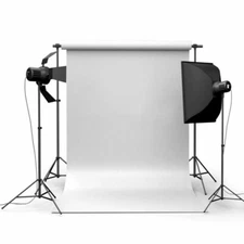 White Backdrop Vinyl Photography Background Studio Props Photo 3X5 5x7Ft