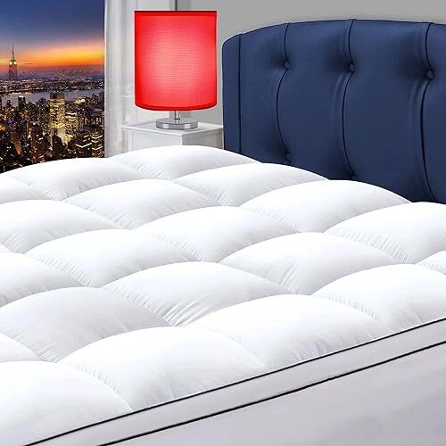 Ihanherry King Mattress Topper for Pressure Relief