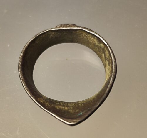 ANILLO DE ARQUERO ROMANO DE PLATA EXTREMADAMENTE RARO - Imagen 9 de 13