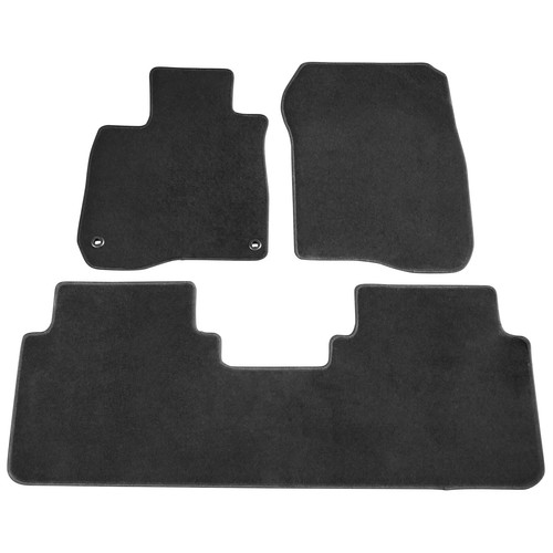For 1722 Honda CRV Black Floor Mats Carpet Nonslip Front & Rear Nylon