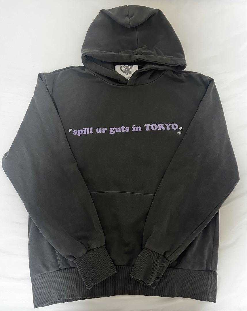Olivia Rodrigo Hoodie GUTS black spill ur guts in Tokyo