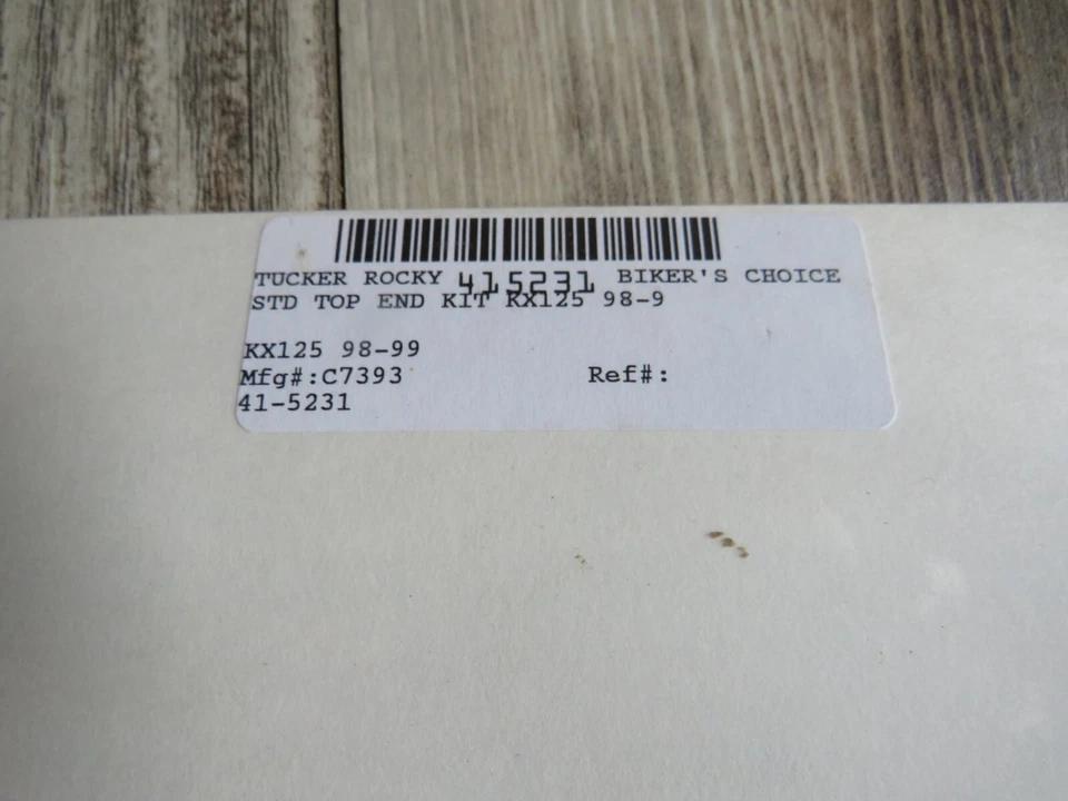 NEW COMETIC C7393 Top End Gasket Kit Kawasaki KX125 1998-00 NEW OM22 - Image 2 of 2