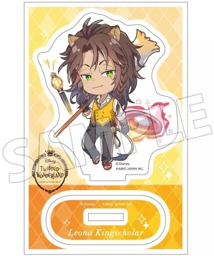 Acrylic Stand Panel Leona King'S Color Characity Disney Twisted Wonderland