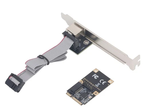 Mini PCIe Network Gigabit Ethernet Card RJ45 Gigabit Port Network Desktop