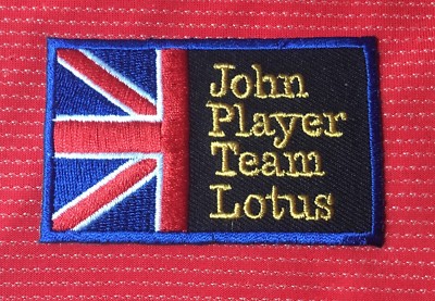 JOHN PLAYER LOTUS TEAM JPS F1 AUTORENNEN TEAM MOTORSPORT BÜGELBILD AUFNÄHEN PATCH