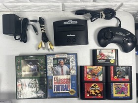 Sega Genesis Mini At Games Console w/ 80 Built-In Games + 7 Games,  - TESTED